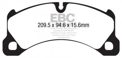 Колодки тормозные DP42162R EBC Yellowstuff 