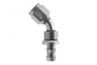 - 6 AN (6AN AN6) фитинг 45 градусов PUSH FIT серия BLACKROCK LAB P06-045-7Ti
