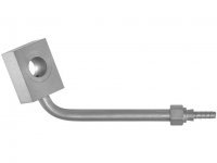 Фитинг banjo d10 mm, 70°, влево, длинный D-03 сталь, под опрессовку S507065L-03LZ1, Goodridge