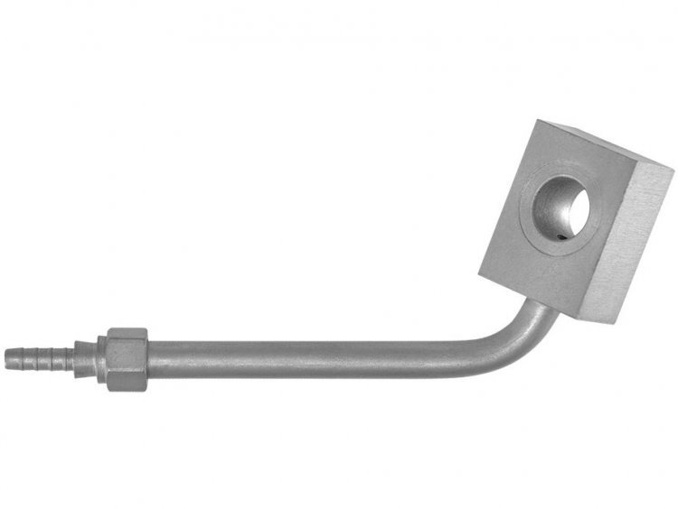 Фитинг banjo d10 mm, 70°, вправо, длинный D-03 сталь, под опрессовку S507065R-03LZ1, Goodridge