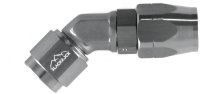 - 6 AN (6AN AN6) фитинг 45°, кованый, BLACKROCK LAB A06-045-6Ti