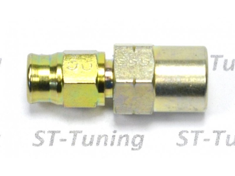Фитинг мама M10*1,25 под прямой конус, под ключ 14mm D-03 сталь 6001-32Z1VW, Goodridge