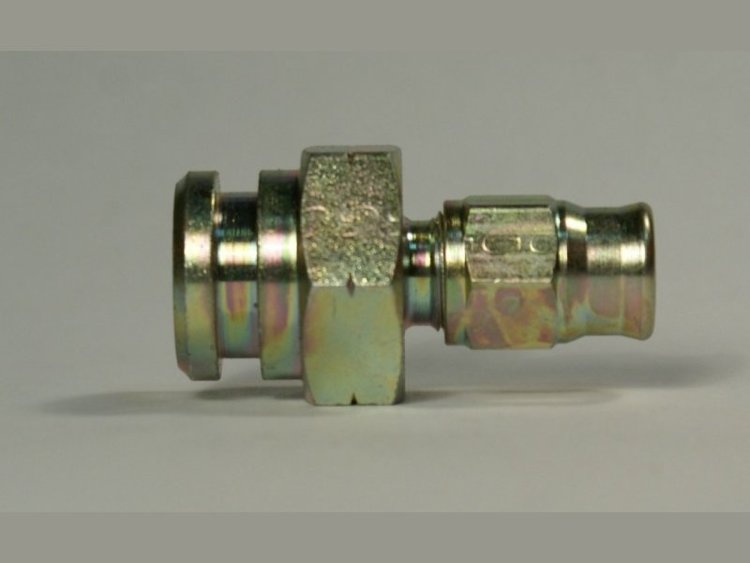 Фитинг мама M10*1,25 под прямой конус, под ключ 19mm D-03 сталь 758-03-32P, Goodridge