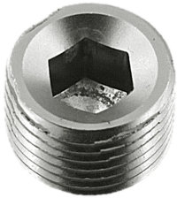 Заглушка (папа) 1/8 NPT, алюминий, BLACKROCK LAB, AN932-18NPT