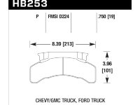 Колодки тормозные HB254P1.00 HAWK SuperDuty