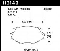 Колодки тормозные HB149D.505 HAWK ER-1