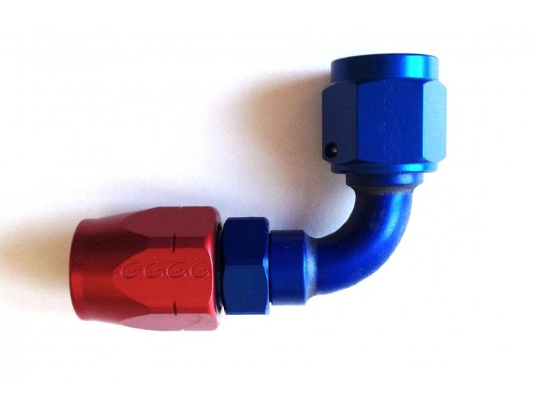 - 6 AN (6AN AN6) фитинг 90°, Cutter Style, Goodridge 236-9006