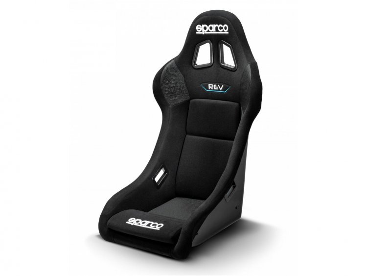 Спортивное сиденье REV QRT SPARCO, черное, FIA, 008014RNR