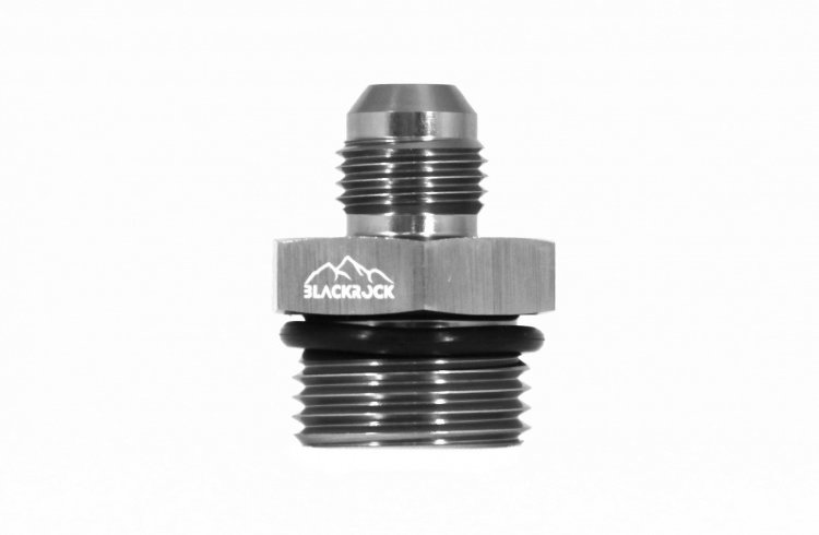 Адаптер П AN06 - П ORB AN10, алюминий, BLACKROCK LAB, AN920-06ORB10Ti