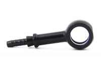 Фитинг banjo d10 mm, длинный D-03 алюминий ЧЕРНЫЙ, под опрессовку S5092-03DBK, Goodridge