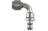 - 6 AN (6AN AN6) фитинг 90°, PUSH FIT серия BLACKROCK LAB P06-090-7Ti