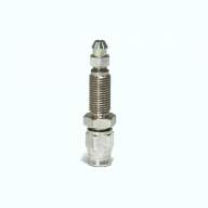 Фитинг папа AN-03 3/8X24 c прокачным штуцером, длинный D-03 сталь 443-03BNP, Goodridge - Фитинг папа AN-03 3/8X24 c прокачным штуцером, длинный D-03 сталь 443-03BNP, Goodridge