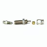 Фитинг папа AN-03 3/8X24 c прокачным штуцером, длинный D-03 сталь 443-03BNP, Goodridge - Фитинг папа AN-03 3/8X24 c прокачным штуцером, длинный D-03 сталь 443-03BNP, Goodridge