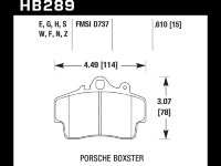 Колодки тормозные HB289Z.610 HAWK Perf. Ceramic