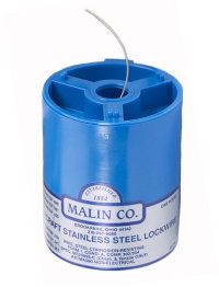 Проволока контровочная 0,38 mm Malin Co. нерж. сталь 302/304, LWD588 0.015"