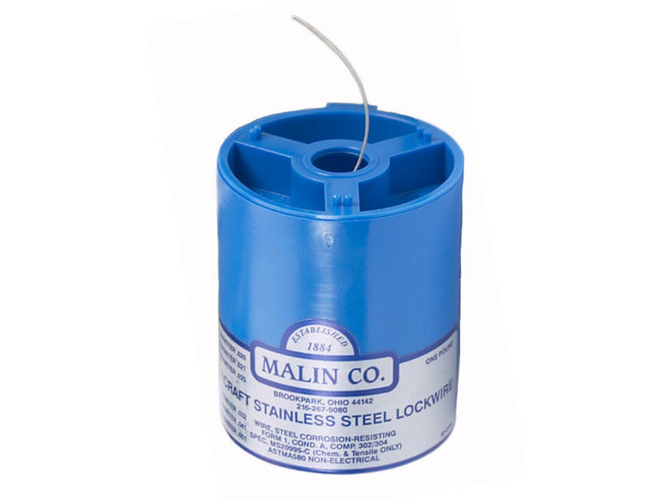Проволока контровочная 0,38 mm Malin Co. нерж. сталь 302/304, LWD588 0.015"
