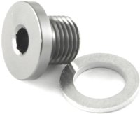 Заглушка (папа) M10 x 1.0 mm, алюминий, BLACKROCK LAB, AM814-M1010