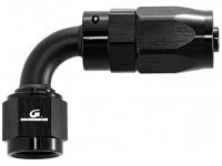 - 6 AN (6AN AN6) фитинг 90°, черный Goodridge 1136-9006BK