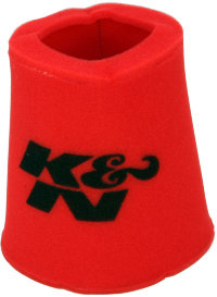 Чехол защитный красный, поролон K&N 25-0810 D=152-127MM / H=229MM