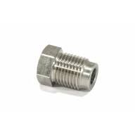 Штуцер (для тормозной трубки) папа M10x1 mm КОРОТКИЙ нерж. сталь Goodridge N8401C - Штуцер (для тормозной трубки) папа M10x1 mm КОРОТКИЙ нерж. сталь Goodridge N8401C