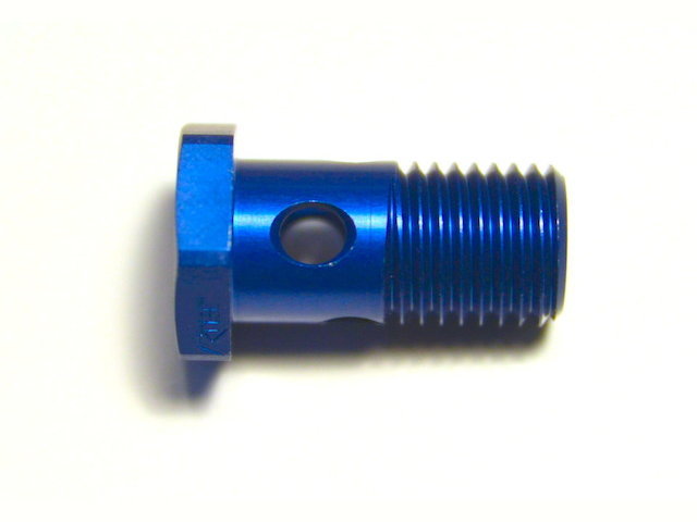 Болт (штуцер) для banjo M18 х 1,5 mm алюминий Goodridge 992-10-M18DBU