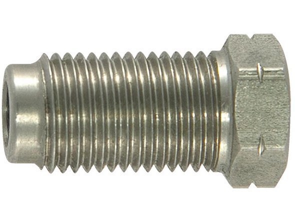 Штуцер (для тормозной трубки) папа M10x1 mm ДЛИННЫЙ нерж сталь Goodridge N8402C