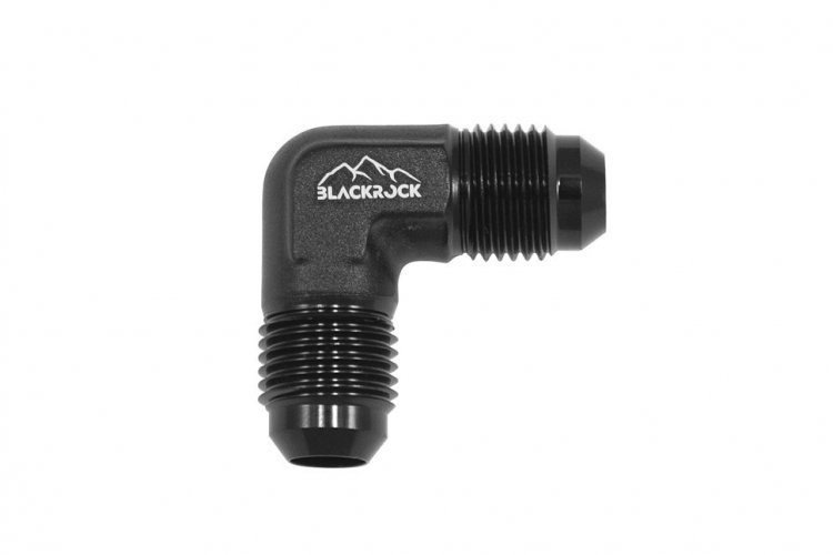 Адаптер П AN04 - П AN04, 90°, алюминий , BLACKROCK LAB, AN821-04BK