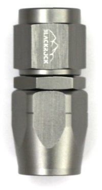 - 6 AN (6AN AN6) фитинг прямой, 20 серия Cutter Style, BLACKROCK LAB A06-001-2Ti