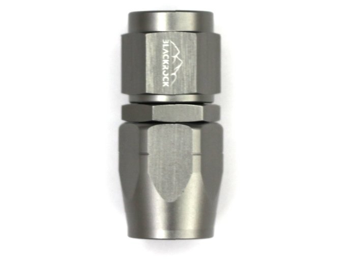 - 6 AN (6AN AN6) фитинг прямой, 20 серия Cutter Style, BLACKROCK LAB A06-001-2Ti