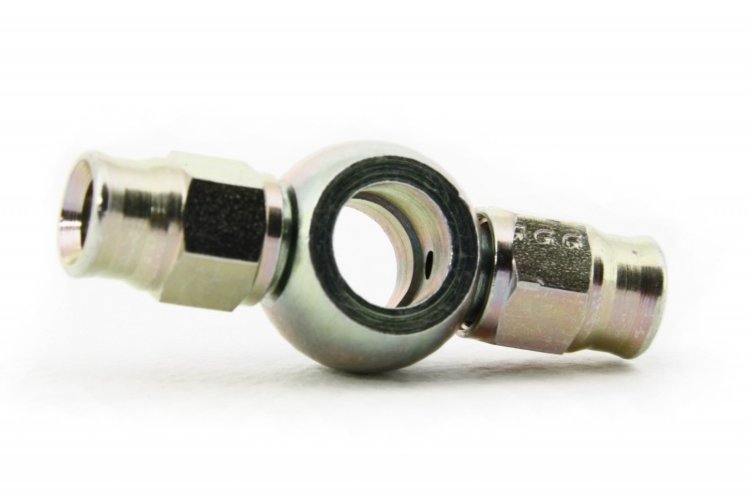 Фитинг banjo d10 mm, проходной D-03 сталь, 5095-03P, Goodridge