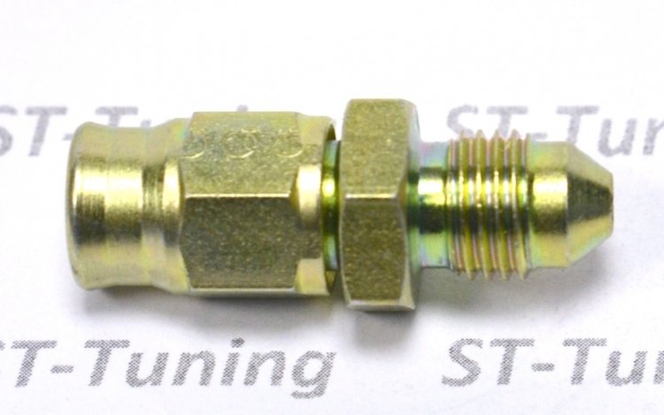 Фитинг папа AN-03 3/8Х24 под прямой конус, короткий D-03 сталь 441-03P, Goodridge