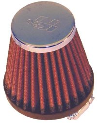 Фильтр нулевого сопротивления универсальный K&N RC-2310   Chrome Filter