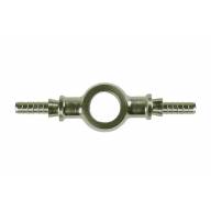 Фитинг banjo d10 mm, двойной вход шланга D-03 сталь, под опрессовку S5098-03P, Goodridge - Фитинг banjo d10 mm, двойной вход шланга D-03 сталь, под опрессовку S5098-03P, Goodridge