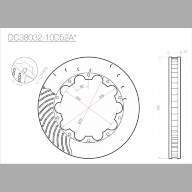 Ротор тормозного диска 380*32mm, DC Brakes DC38032-10D52AR, D крепеж, прав. (Brembo, JBT) - Ротор тормозного диска 380*32mm, DC Brakes DC38032-10D52AR, D крепеж, прав. (Brembo, JBT)