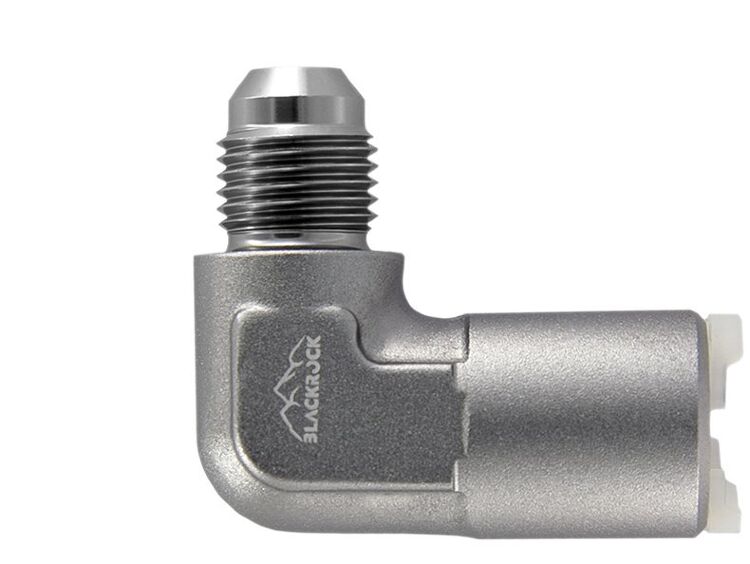 Фитинг AN-06 - 5/16" (8mm) быстросъём, 90° мама, BLACKROCK LAB L06-516-F090