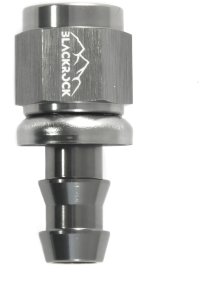 - 6 AN (6AN AN6) фитинг прямой, PUSH FIT серия BLACKROCK LAB P06-001-7Ti
