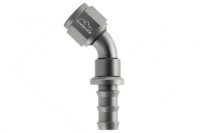 - 10 AN (10AN AN10) фитинг 45 градусов PUSH FIT серия BLACKROCK LAB P10-045-7Ti