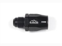 - 6 AN (6AN AN6) фитинг прямой ПАПА, BLACKROCK LAB ЧЁРНЫЙ, A06-001-MA6BK