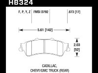 Колодки тормозные HB324P.673 HAWK SuperDuty