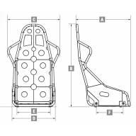 Спортивное сиденье, размер L, RACER DUO Sabelt, FIA 8855-1999 до 2027 года, RFSERACERN - Спортивное сиденье, размер L, RACER DUO Sabelt, FIA 8855-1999 до 2027 года, RFSERACERN