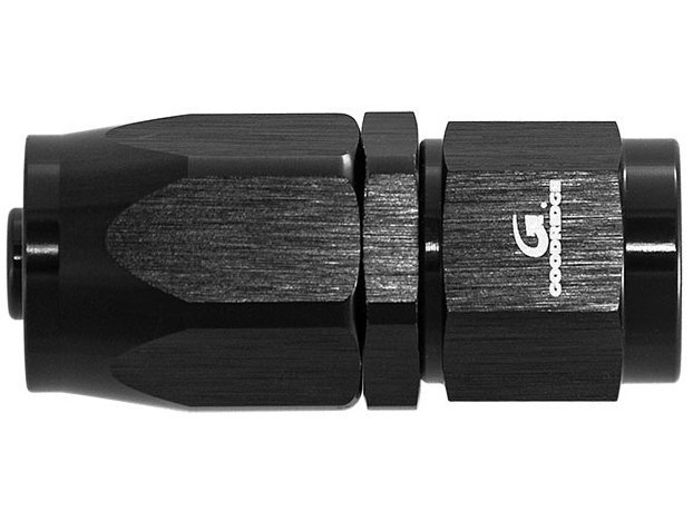 - 6 AN (6AN AN6) фитинг прямой, черный Goodridge 1136-0106BK