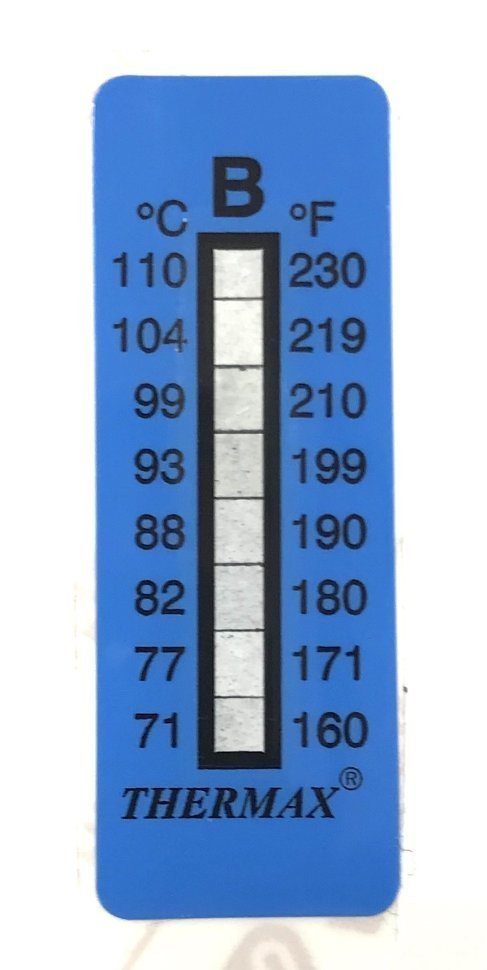 Термоиндикатор THERMAX-B самоклеющийся 1 шт. 71°С - 110°С