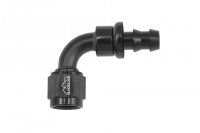 - 6 AN (6AN AN6) фитинг 90°, PUSH FIT серия BLACKROCK LAB P06-090-7BK