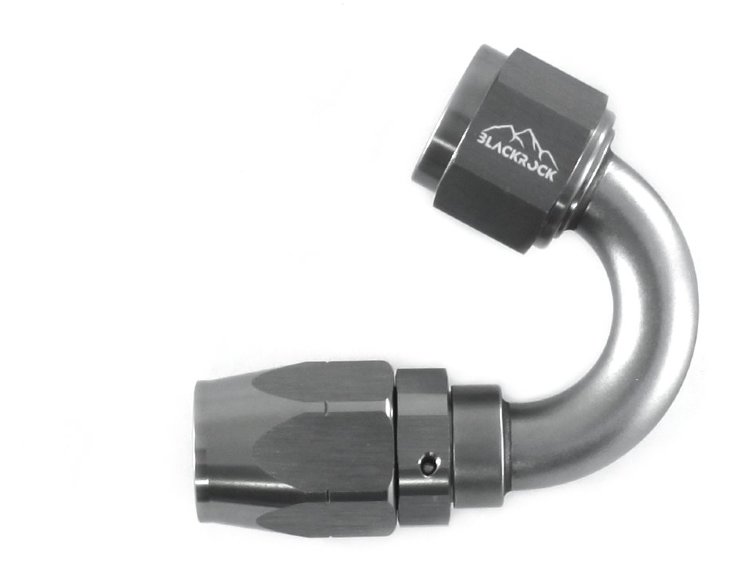 - 8 AN (8AN AN8) фитинг 150°, 20 серия Cutter Style, BLACKROCK LAB A08-150-2Ti