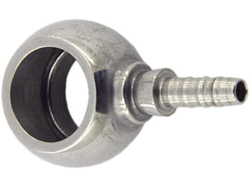 Фитинг banjo d12 mm, нерж. короткий D-03 сталь, под опрессовку S5091-03-M12C, Goodridge
