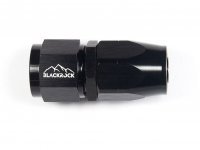 - 8 AN (8AN AN8) фитинг прямой 20 серия Cutter Style, BLACKROCK LAB ЧЁРНЫЙ, A08-001-2BK