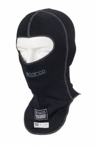 Подшлемник (балаклава) для автоспорта SPARCO RW-9, FIA, черный, XS/XL, 001494NR