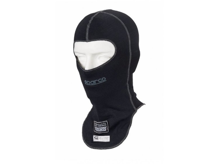 Подшлемник (балаклава) для автоспорта SPARCO RW-9, FIA, черный, XS/XL, 001494NR