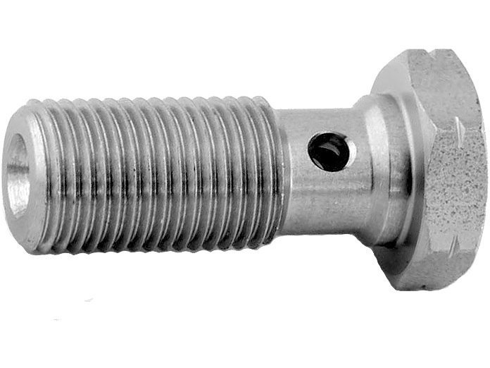 Болт (штуцер) для banjo M10x1 L=25mm нерж сталь, Goodridge 992-03-31LC