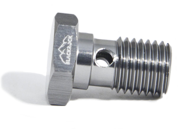 Болт (штуцер) для banjo M12*1.25 L=20mm, алюминий BLACKROCK LAB BB1-M12125